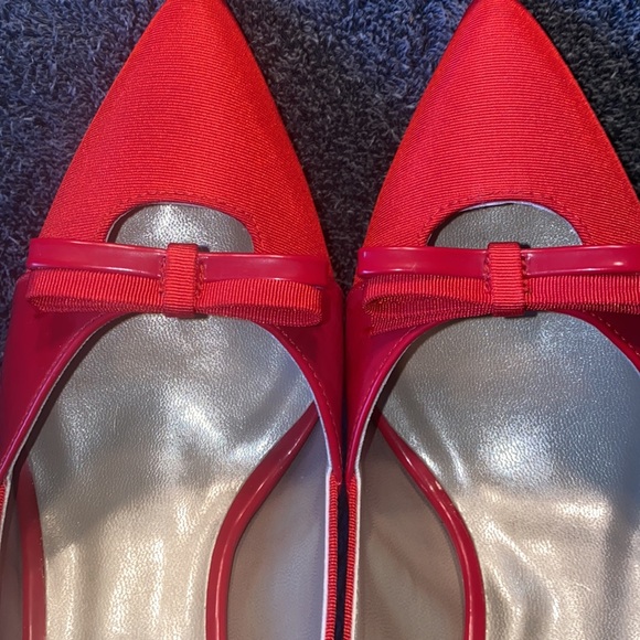 New Never Worn Proxy Red Ladies Heels Size 7 - Picture 6 of 11